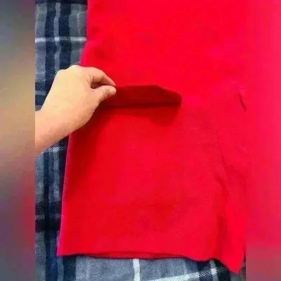 Zara dressy red jumpsuit Color red size M with pockets - Picture 9 of 11